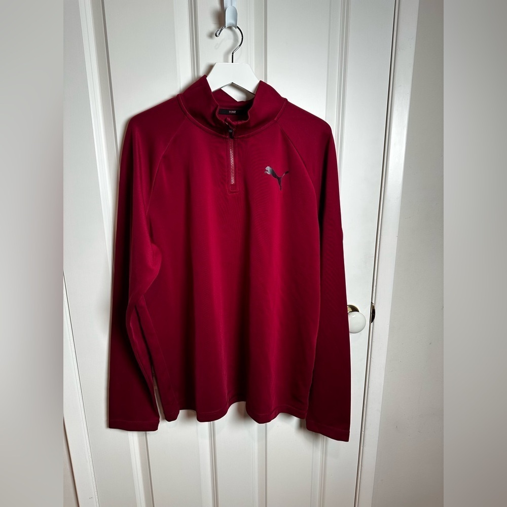 Puma burgundy Athletic Pullover